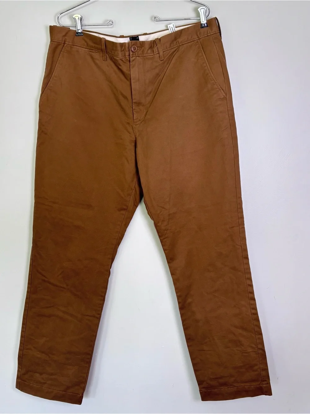 J. Crew 770 Straight-Fit Flannel-Lined Cabin Pant-Brown/Tan-Men's Size 36x30-NWT